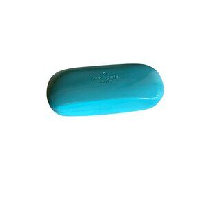 Kate Spade New York Turquoise Hard Shell Eyeglasses Case With Wink Wink Lining